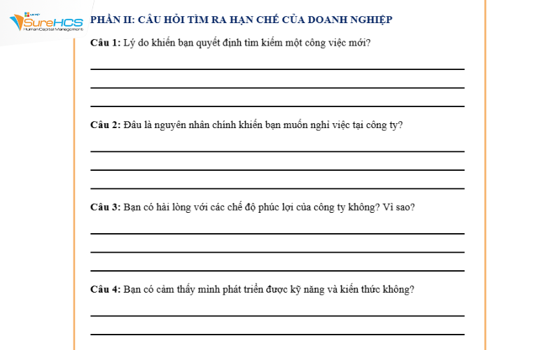 phỏng vấn thôi việc 