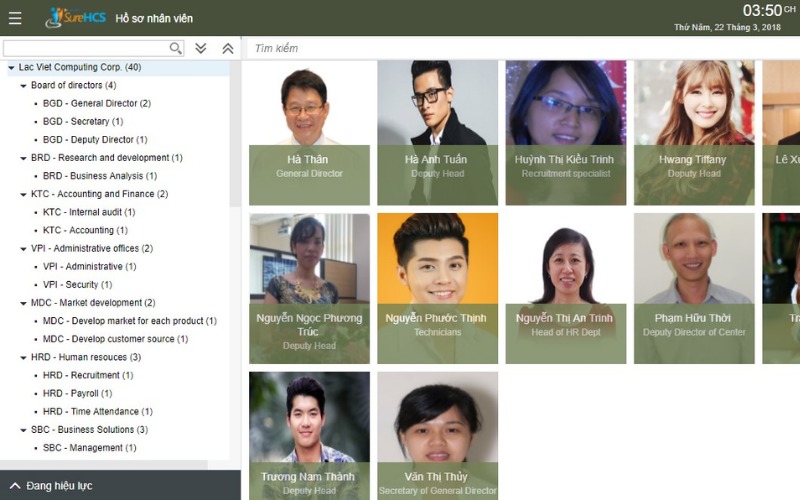 hệ thống quản lý nguồn nhân lực (hrms)