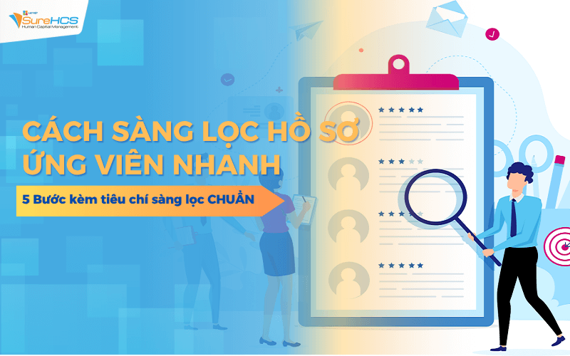 Cách lọc hồ sơ ứng viên NHANH với 5 bước kèm tiêu chí sàng lọc CHUẨN
