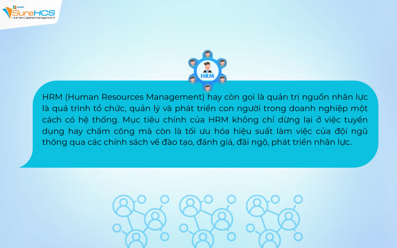 Khái niệm HRM là gì?