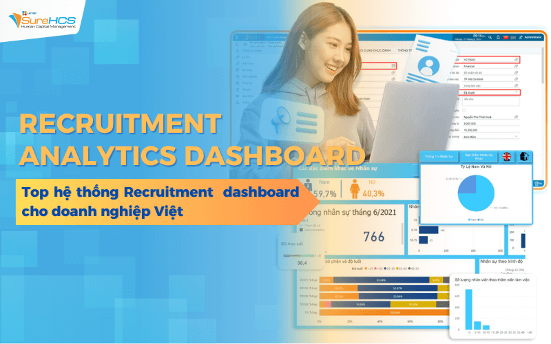 Recruitment analytics dashboard software cho doanh nghiệp Việt