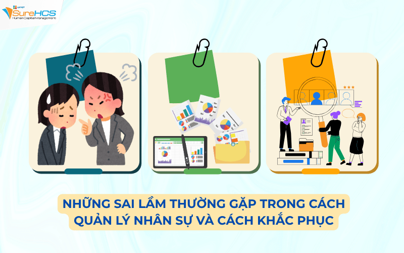 Những sai lầm thường gặp trong cách quản lý nhân sự và cách khắc phục