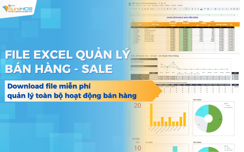 Download file Excel quản lý bán hàng miễn phí quản lý toàn bộ hoạt động bán hàng