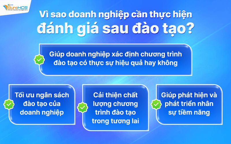 Đánh giá sau đào tạo