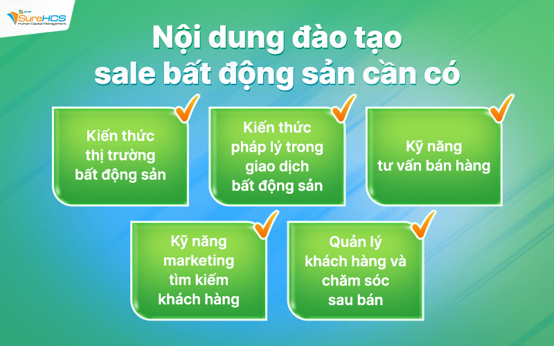 đào tạo sale bất động sản