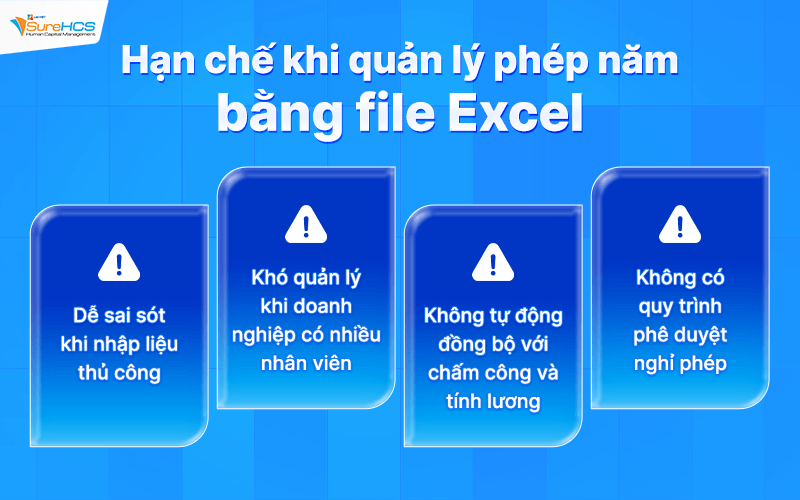 Quản lý phép năm bằng Excel