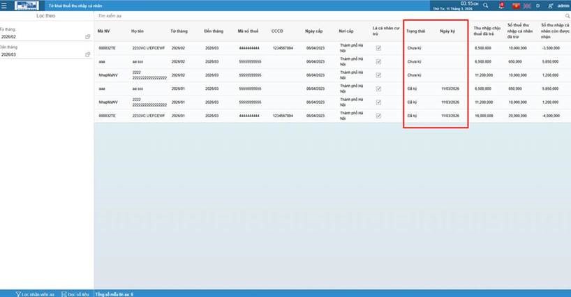 Hướng dẫn ký số tờ khai thuế thu nhập cá nhân
