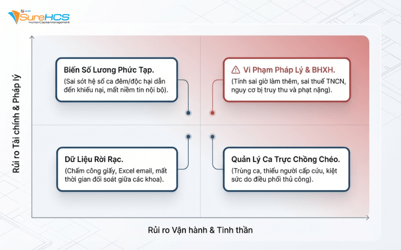 LV SureHCS C&B chấm công tính lương cho Bệnh viện – Y