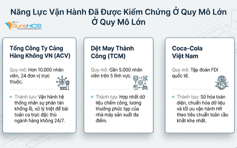 LV SureHCS C&B chấm công tính lương cho Bệnh viện – Y